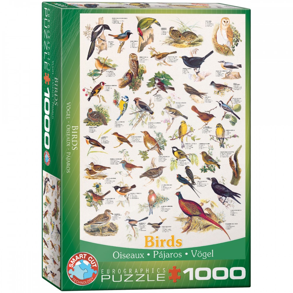 Birds Pussel 1000 bitar